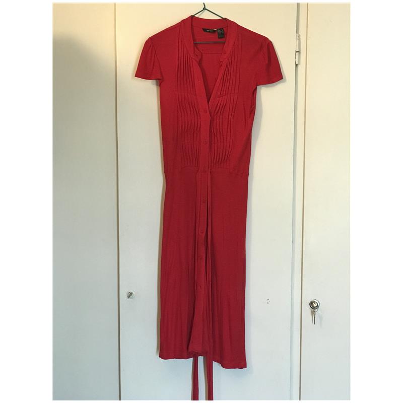 Mango-red-dress,-Size-M
