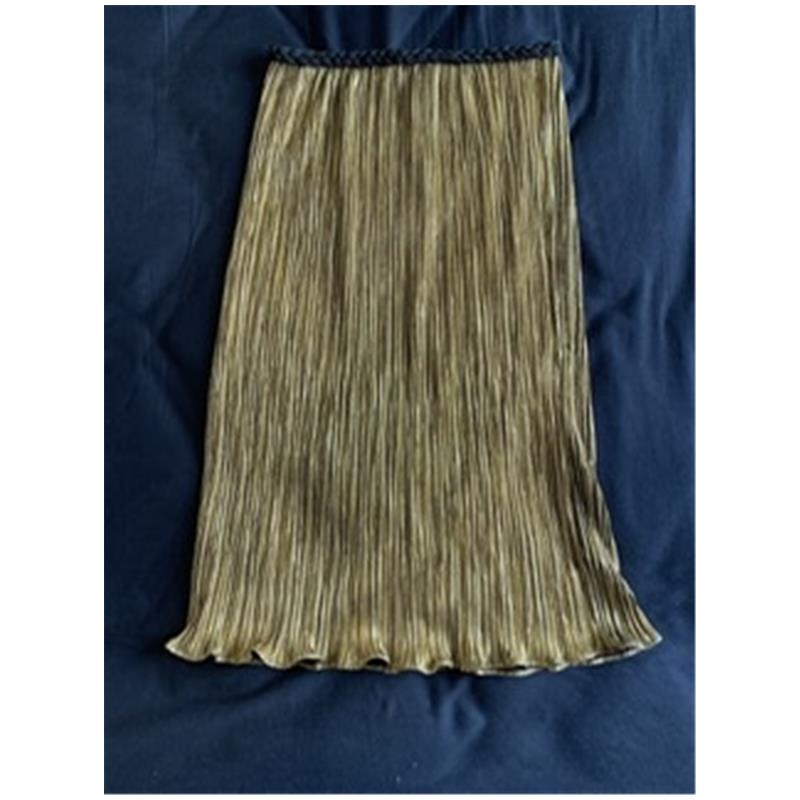Gold long skirt